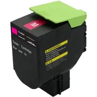 Inkclub Tonerkassett, ersätter Lexmark 802SM, magenta, 2.000 sidor
