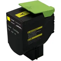 Inkclub Tonerkassett, ersätter Lexmark 802SY, gul, 2.000 sidor