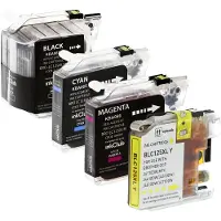 Inkclub Multipack bläckpatroner - ersätter Brother LC129XL/LC125XL BK/C/M/Y