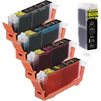 Inkclub 5-pack bläckpatroner - ersätter Canon 570XL/571XL
