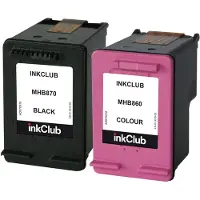 Inkclub Multipack bläckpatroner - ersätter HP 302 svart & färg