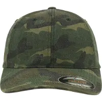 Flexfit Garment Washed Camo Keps
