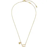 Coach Halsband 'Signature C Tea Rose' guld