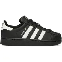 Adidas Originals Sneaker 'SUPERSTAR II C' svart / vit