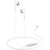 Yesido YH46 3.5mm trådbundna in-ear-hörlurar med HD-mikrofon - vita
