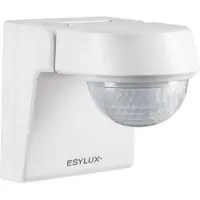 ESYLUX EM10025372 Rörelsedetektor Tak, Vägg, Utanpåliggande 230 ° Vit IP55, IK07