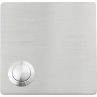 Heidemann 70548 Klockknapp med namnskylt 1x Rostfritt stål 48 V AC/2 A