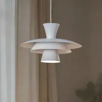 Luminex Hänglampa Plato , dimbar, Vitt / opal, Vardagsrum / matsal, Metall, Modern, Pendellampa