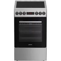 Indesit IS5V8CSX/P - Spis - fristående - bredd: 50 cm - djup: 60 cm - höjd: 85 cm - med självrengöring