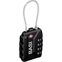 Basi 6100-0625 Väsklås 37 mm TSA Svart Kombination