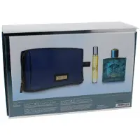 Versace Eros SET eau de toilette 100 ml + eau de toilette 10 ml + beauty necessär