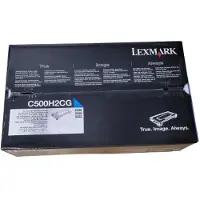 Lexmark C500H2CG cyan toner hög kapacitet (original)