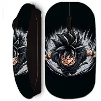 CAPACHEAP Trådlös mus - Dragon Ball - Black Goku - Ergonomisk - Optisk - USB