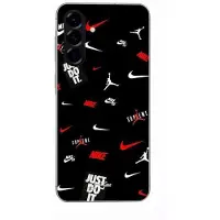 CAPACHEAP Fodral - NIKE - Samsung Galaxy A36 - Silikon - Mjukt - Sportigt svart