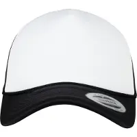 Flexfit Keps 'Foam Trucker Curved Visor' svart / vit
