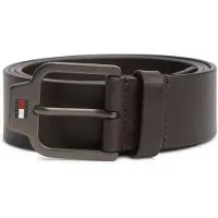 Tommy Hilfiger Scanton Logo Textured Leather Belt