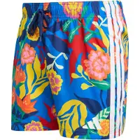 Adidas Boardshorts 'Mexicana Florals' blå / gul / röd / vit