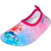 Playshoes Strand-/badsko 'Meerjungfrau' azur / orange / rosa / ljusrosa