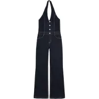 Bershka Jumpsuit marinblå