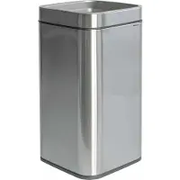 MAUL 9502594 Sopkärl 25 l Rostfritt stål (B x H x D) 253 x 504 x 253 mm Svart, Silver 1 st