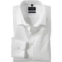 Olymp No. 6 Super Slim Skjorta Vit Off-White Storlek