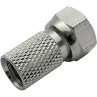 Schwaiger FST7510241 F-kontakt Anslutningar: f-kontaktdon Kabeldiameter: 7.5 mm 10 st