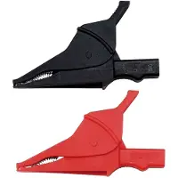 Chauvin Arnoux Krokodilklämma set Röd, Svart Spännvidd max.: 42.86 mm 1 set