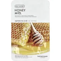 THE FACE SHOP , Real Nature, Skönhetsansiktsmask, Honung, 1 ark, 20g (0.7oz)