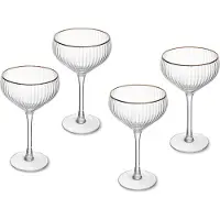MIKASA Sorrento 350ml Champagneglas 4 Enheter