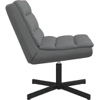 vidaXL Skrivstol Grå 63 x 75 x 76 cm PU