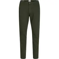 Jack & Jones Chinobyxa 'JJIMARCO JJBOWIE' mörkgrön