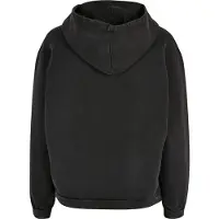 Build Your Brand Acid Washed Oversize Tröja Med Huva