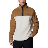 Columbia - Varumärken - Steens Mountain Half Snap II Dark Stone Delta Black för Unisex - Storlek S - Brun