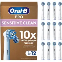 Oral-B Oral B - Pro Sensitive Clean Toothbrush Heads - White - 12 Counts - E