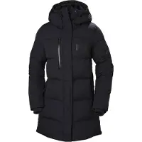 Helly Hansen för kvinnor. 53205 Adore quiltad parkas svart (L), Casual, Polyester, Lång ärm, Återvunnen polyester, Hållbar