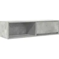 vidaXL TV-bänkar 2 st betonggrå 100x31x25,5 cm konstruerat trä