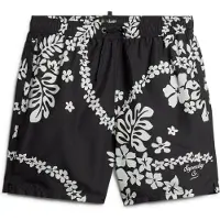 Superdry för män. M3010232A Återvunnen hawaiiansk baddräkt svart (M), Strandkläder, Återvunnen polyester, Hållbar