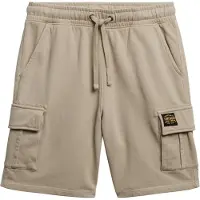 Superdry för män. M7110480A Kort cargo Kontrastsöm beige (S), Casual, Bomull
