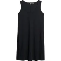 Superdry för kvinnor. W8011869A Svart ärmlös miniklänning (S), Casual, Viskos, Ärmlös / Hängselbyxor