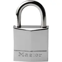 Masterlock Mässing Ett Förkromat Hänglås