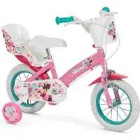 Toimsa Velo 12 pouces Minnie 3/5 ans Stabilisateur NEW rosa