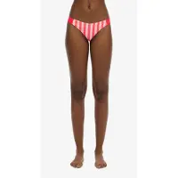 Superdry för kvinnor. W3010391A Bikiniunderdel med djärva rosa ränder och djärv design (XL), Strandkläder, Återvunnen polyester, Hållbar