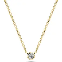 Sif Jakobs Essenza Sarzana Uno Creolo halsband SJ-N2632-CZ-YG