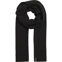Superdry unisex. M9310078A Essential Logo Scarf svart (OSFA), Casual, Bomull