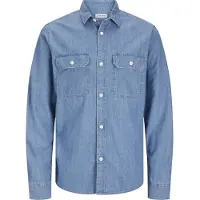 Jack & Jones Skjorta 'JJETravis' blå denim