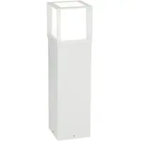 Orion Pollare uthomus Henry, Vitt / opal, Aluminium / grå / zink, Modern, Utomhuslampa