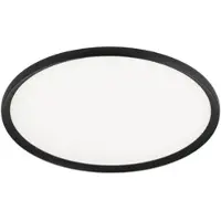 Orion LED taklampa Kant, dimbar, Svart, Vardagsrum / matsal, Aluminium / grå / zink, Modern, LED-taklampa