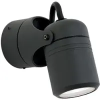 Orion Vägglampa utomhus Vision, dimbar, Svart, Aluminium / grå / zink, Utomhusvägglampa