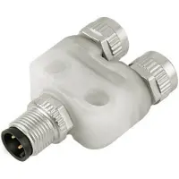 Binder 79-5236-00-04 Sensor/ställdon-fördelare & adapter M12 Adapter Y-Form Antal poler (RJ): 4 1 st Piece