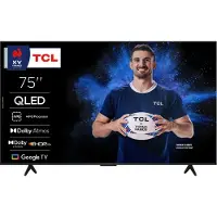 TCL 75P7K - 75" Diagonal klass (74.5" visbar) - P7K Series LED-bakgrundsbelyst LCD-TV - QLED - Smart TV - Google TV - 4K UHD (2160p) 3840 x 2160 - ...